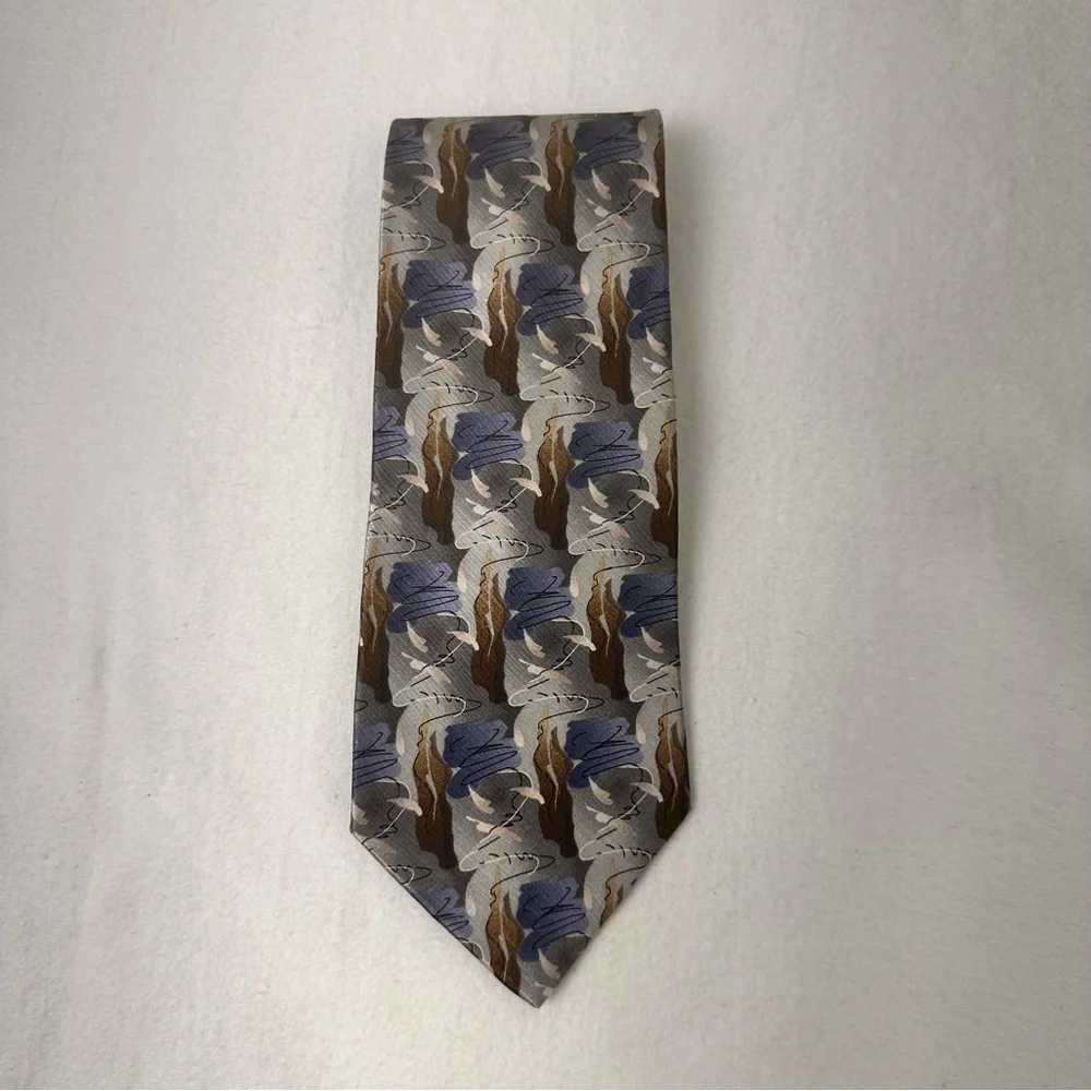 George Machado Men's Tie Retro Silk Geometric Art Necktie Office Vintage